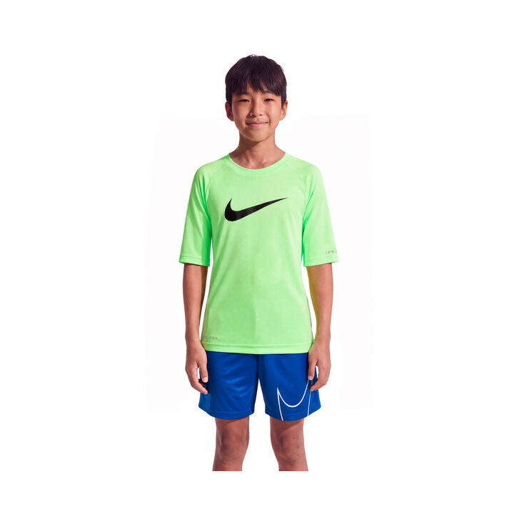 Nike Boys Swim Hydroguard Essential Big Kids Dri-FIT UV Short Sleeve Top    Nike