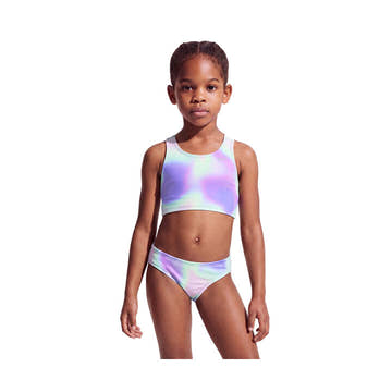 Nike Girls Little Kids Long Sleeve Hydroguard & Midkini Set    Nike