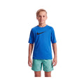 Nike Boys Swim Hydroguard Essential Big Kids Dri-FIT UV Short Sleeve Top    Nike