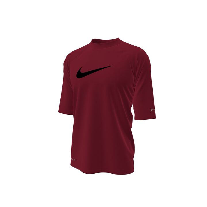 Nike Boys Swim Hydroguard Essential Big Kids Dri-FIT UV Short Sleeve Top    Nike