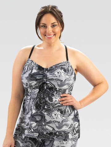 Dolfin Aquashape Desert Storm Tankini Top  Women's Tankini Top  Dolfin