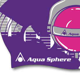 Aqua Sphere Headphones Silicone Swim Cap  Swim Caps  Aqua Sphere