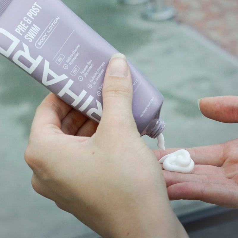 TRIHARD Pre & Post Swim Body Lotion  Swimmers Lotions  TRIHARD