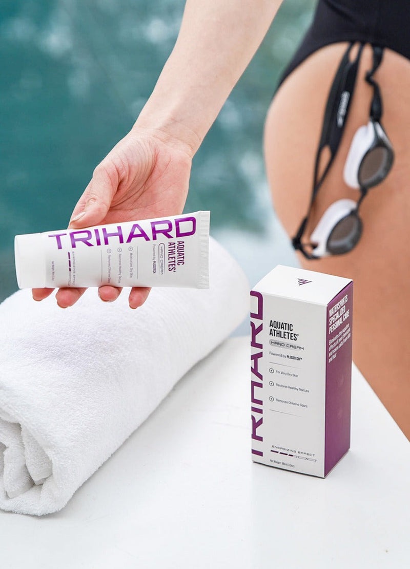 TRIHARD Aquatic Athletes' Hand Cream  Swimmers Lotions  TRIHARD