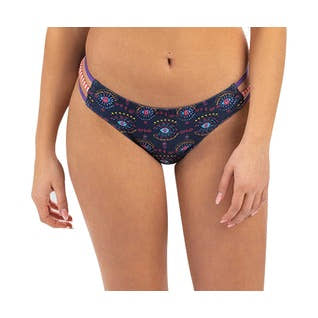 Dolfin Women's Uglies Revibe Eye Spy Strappy Bikini Bottom  Bikini Bottom  Dolfin