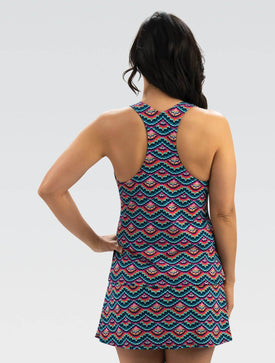 Dolfin Aquashape Feathers Racerback Tankini Top  Women's Tankini Top  Dolfin