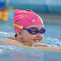 FINIS Kids Animal Head Swim Cap – Fun Silicone Design  Kids Swim Caps  Finis