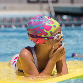 Finis Mermaid Swim Cap – Kids’ Fun Silicone Swim Cap  Swim Caps  Finis