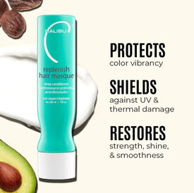 Malibu C Replenish Hair Masque  9 fl. oz.  Swimmers' Shampoos and Personal Care  Malibu C