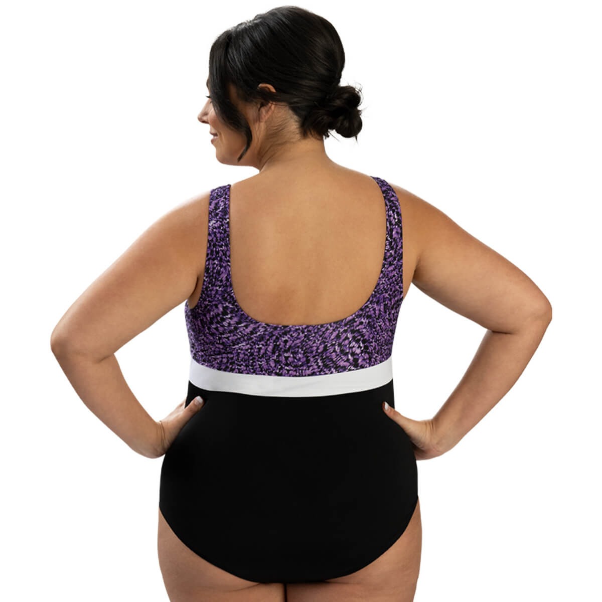 Dolfin Women's Aquashape Harmony Moderate Scoop Back One Piece  One Piece Swimsuits  Dolfin