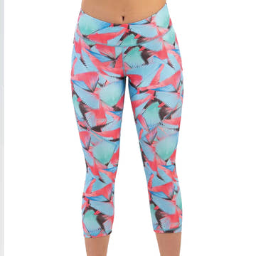 Dolfin Women's Uglies Capri REVIBE FANCY AQUA  Pants  Dolfin