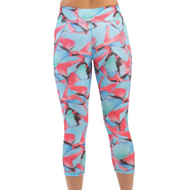 Dolfin Women's Uglies Capri REVIBE FANCY AQUA  Pants  Dolfin