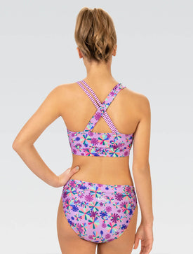 Dolfin Uglies Women's Pinwheel Asymmetrical Workout Two Piece Swimsuit  Two Piece Swimsuits  Dolfin