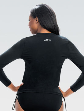 Dolfin Aquashape Women’s Solid Long Sleeve Rash Guard  Long Sleeve Rash Guard  Dolfin