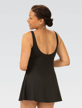 Dolfin Women's Printed Aquashape Wrap Front Swim Dress