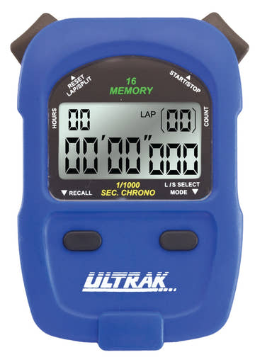 ULTRAK 460 - 16 Lap or Split Memory  Stopwatches  Ultrak