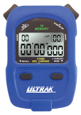 ULTRAK 460 - 16 Lap or Split Memory  Stopwatches  Ultrak