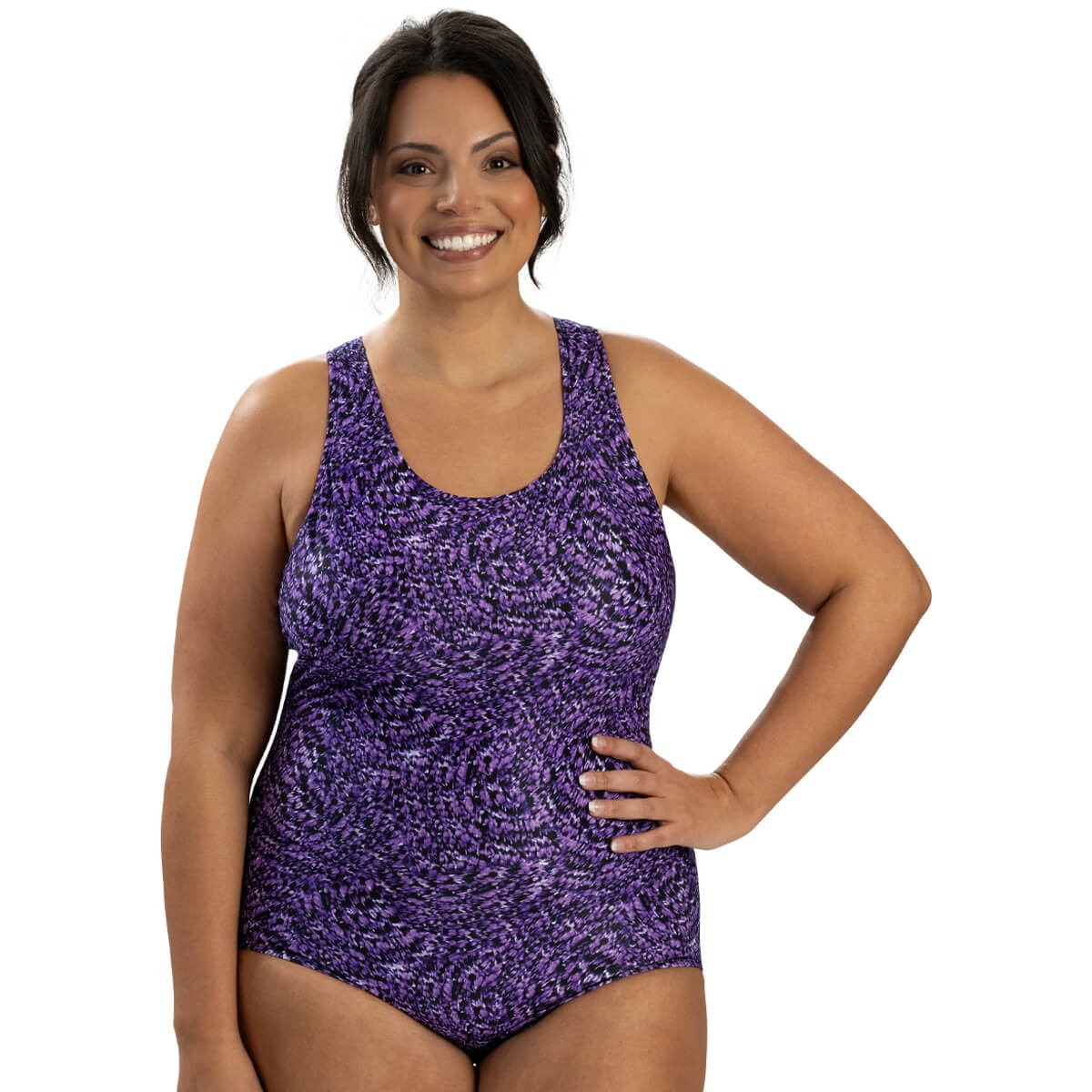 Dolfin Women's Aquashape Harmony Conservative One Piece  One Piece Swimsuits  Dolfin