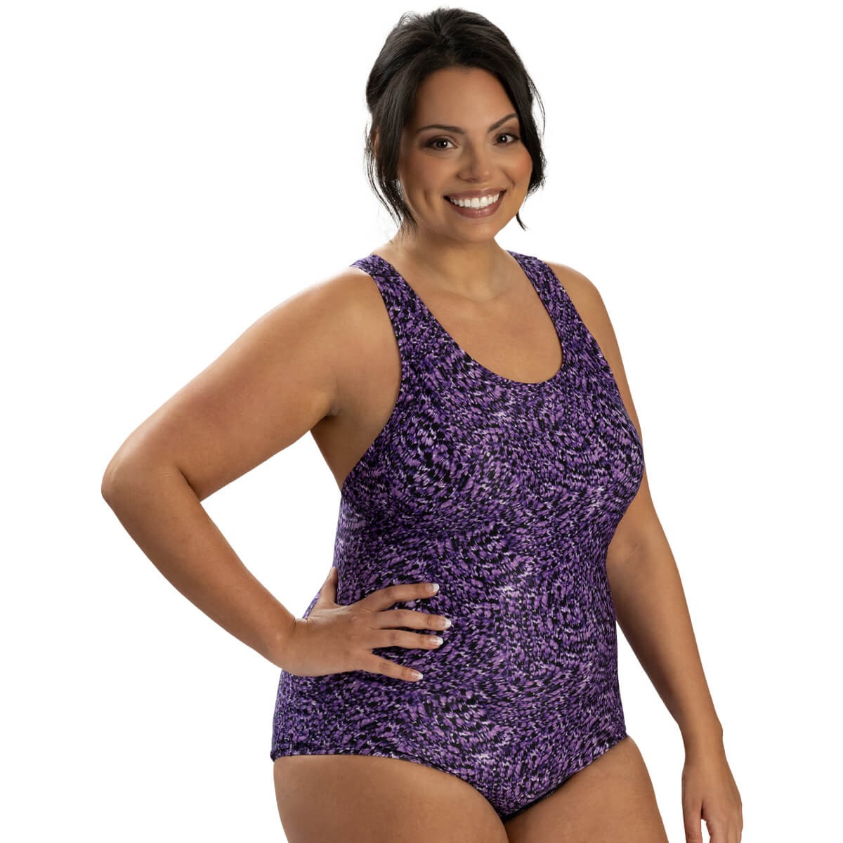 Dolfin Women's Aquashape Harmony Conservative One Piece  One Piece Swimsuits  Dolfin