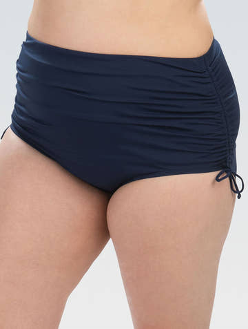 Aquashape Women's Adjustable High Waisted Moderate Brief Swimsuit Bottoms  High Waist Bottom  Dolfin