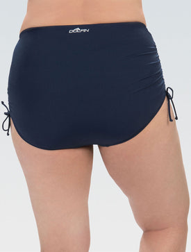 Aquashape Women's Adjustable High Waisted Moderate Brief Swimsuit Bottoms  High Waist Bottom  Dolfin