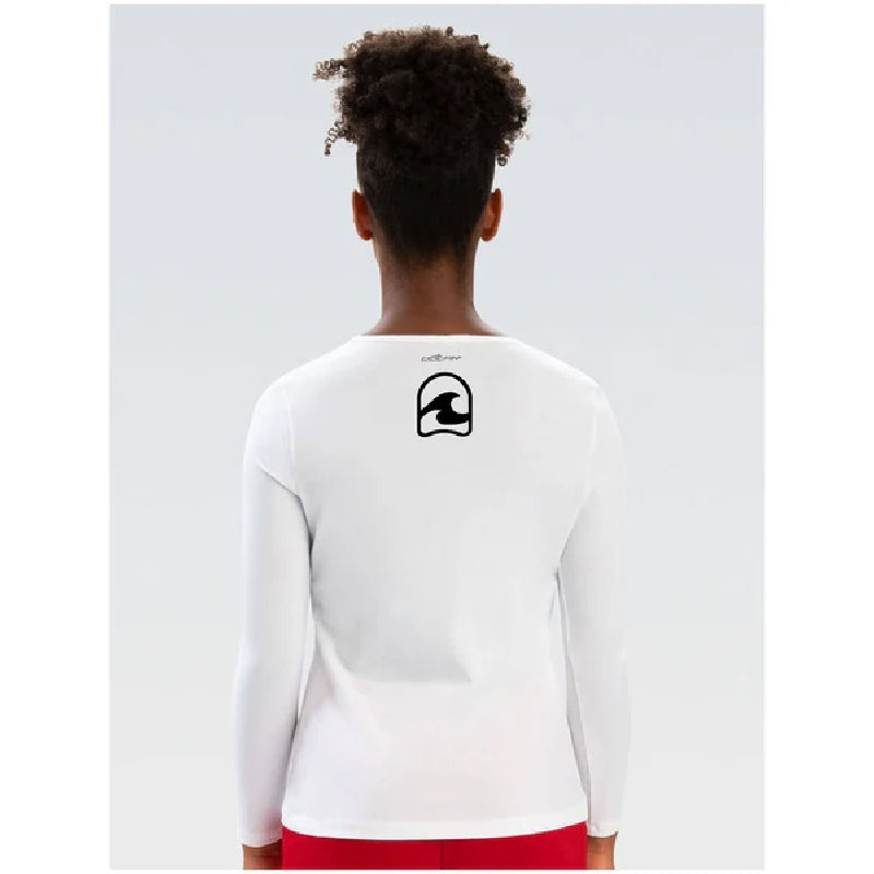 FSA (COACHES) Dolfin Womens Solid Crew Neck Long Sleeve Rash Guard    Dolfin