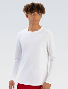 Dolfin Mens Solid Crew Neck Long Sleeve Rash Guard  Long Sleeve Rash Guard  Dolfin