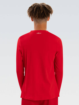 Dolfin Men's Solid Crew Neck Long Sleeve Rash Guard  Men's Lifeguard Rash Guards  Dolfin