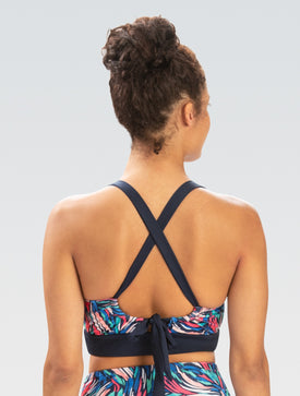 Dolfin Printed V-Neck Bikini Top  Bikini Top  Dolfin