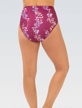 Dolfin Aquashape Maroon High-Waisted Swim Brief  Bikini Bottom  Dolfin