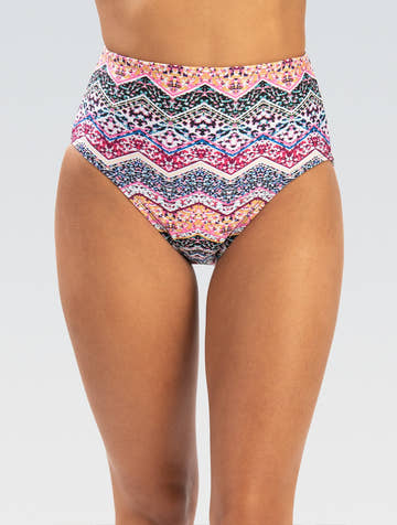 Dolfin Aquashape Awestruck High-Waisted Swim Brief  Bikini Bottom  Dolfin