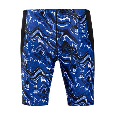 Dolfin Reliance Men's Blaze Color Block Swim Jammer  Two Year Team Prints (2025-2026)  Dolfin