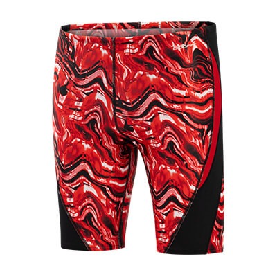 Dolfin Reliance Men's Blaze Color Block Swim Jammer  Two Year Team Prints (2025-2026)  Dolfin