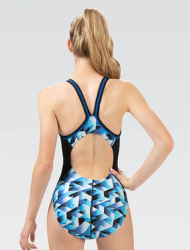 Dolfin Reliance Women's DBX Back One Piece Swimsuit Molten  One Piece Swimsuits  Dolfin