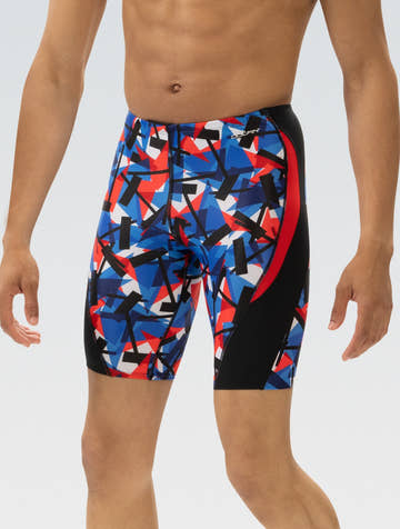 Dolfin Reliance Men's Printed Jammer Swimsuit Razor  Swim Jammers  Dolfin