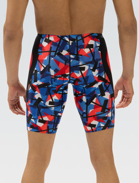 Dolfin Reliance Men's Printed Jammer Swimsuit Razor  Swim Jammers  Dolfin