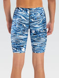 Dolfin Men's Reliance Print Spliced Jammer - Jet Stream  Swim Jammers  Dolfin