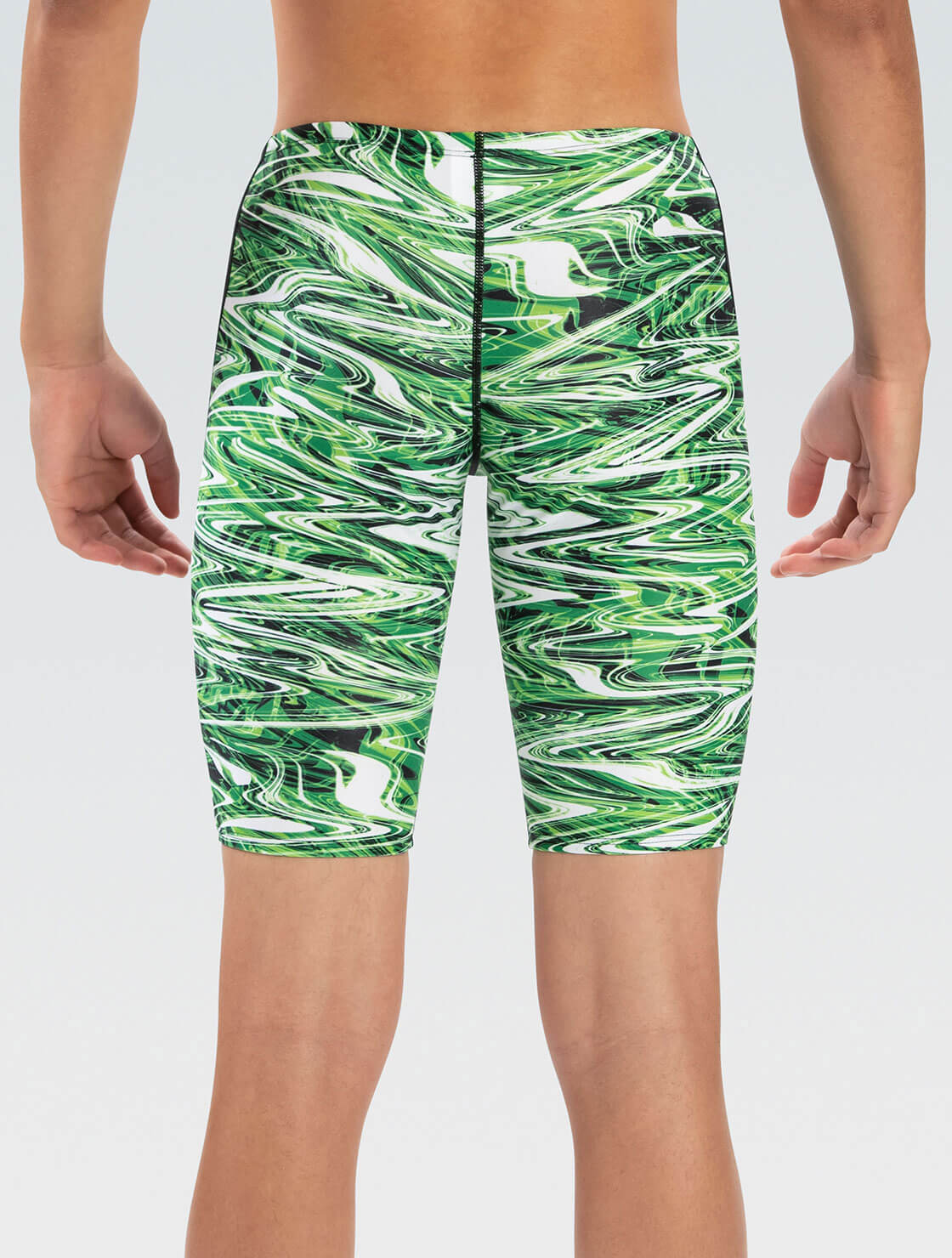 Dolfin Men's Reliance Print Spliced Jammer - Jet Stream  Swim Jammers  Dolfin