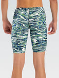 Dolfin Men's Reliance Print Spliced Jammer - Jet Stream  Swim Jammers  Dolfin