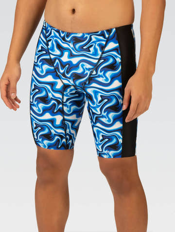 Dolfin XTRASLEEK ECO Mens Print Spliced Jammer Surge  Swim Jammers  Dolfin
