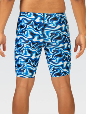 Dolfin XTRASLEEK ECO Mens Print Spliced Jammer Surge  Swim Jammers  Dolfin