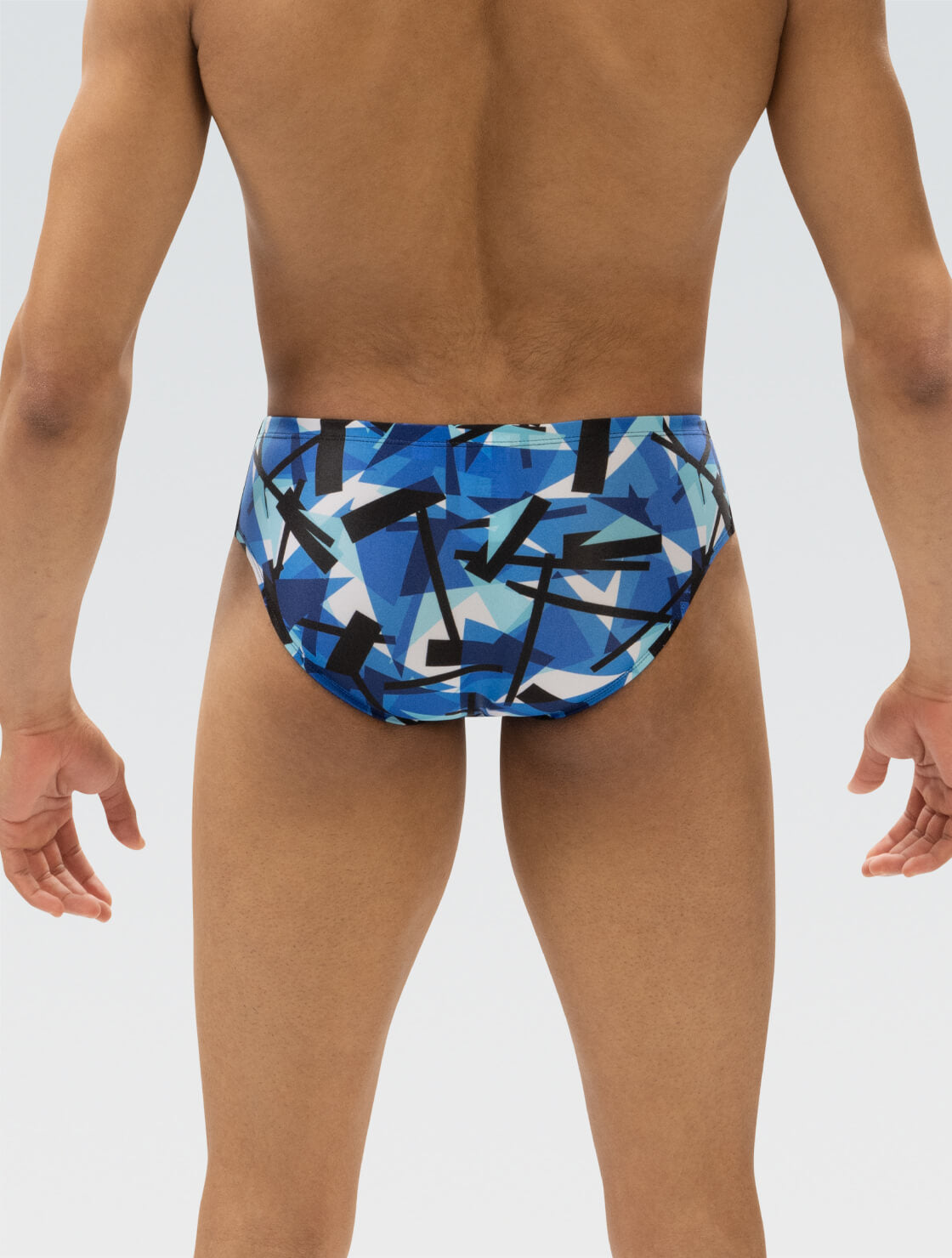 Dolfin Reliance Mens Razor Print All-Over Racer Brief  Swimming Briefs for Men  Dolfin