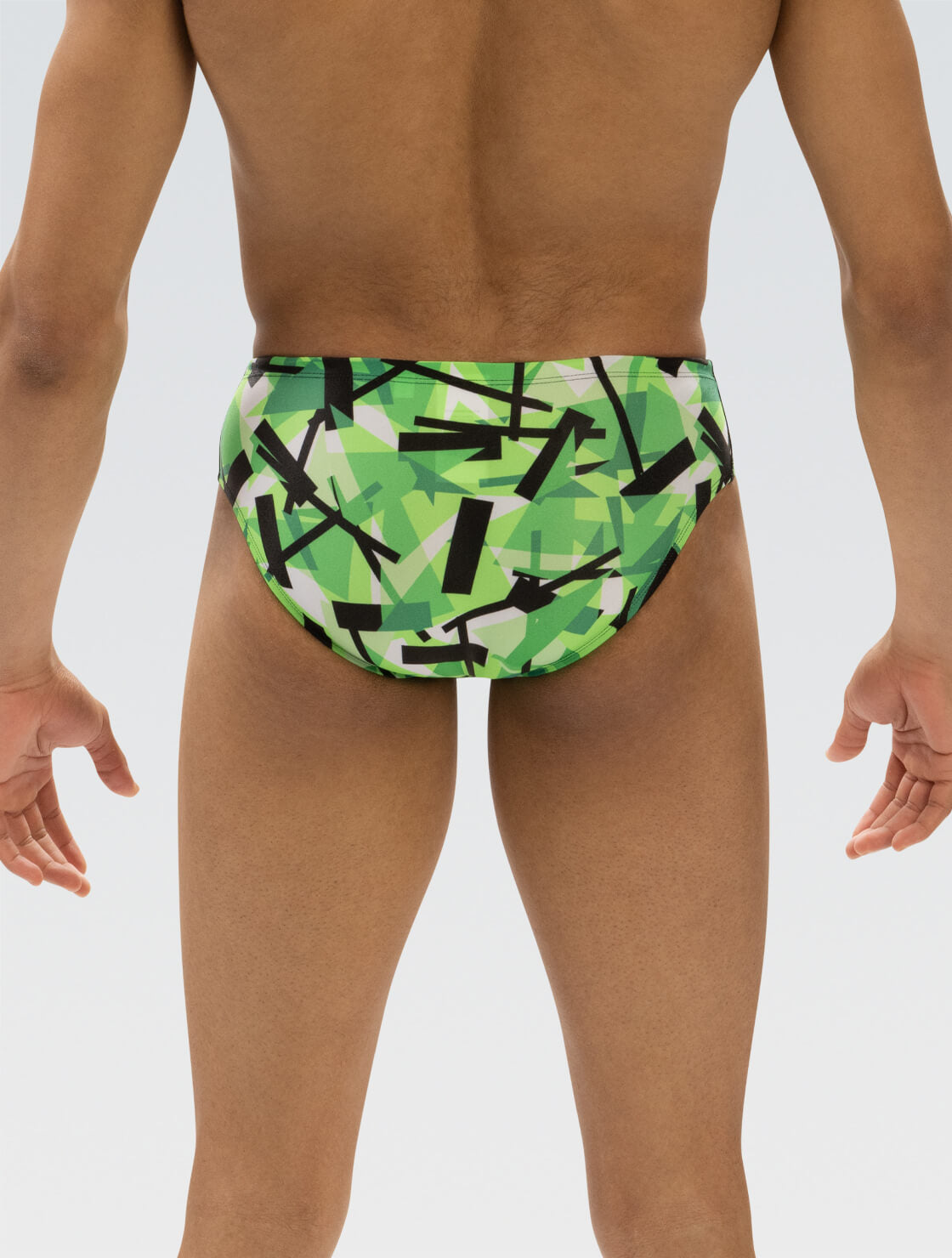 Dolfin Reliance Mens Razor Print All-Over Racer Brief  Swimming Briefs for Men  Dolfin