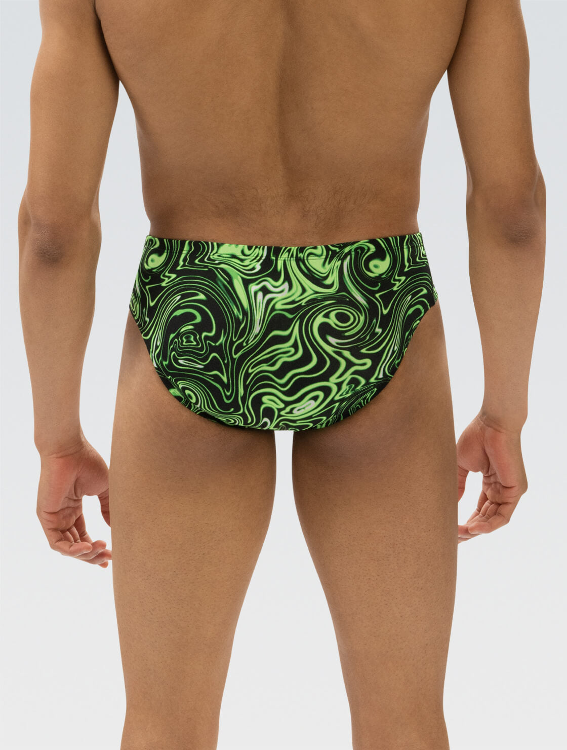 Dolfin Reliance Mens Forcefield Print All-Over Racer Brief  Swimming Briefs for Men  Dolfin