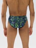 Dolfin Reliance Mens Forcefield Print All-Over Racer Brief  Swimming Briefs for Men  Dolfin