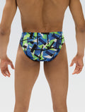 Dolfin Reliance Mens Forcefield Print All-Over Racer Brief  Swimming Briefs for Men  Dolfin