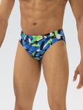 Dolfin Reliance Mens Forcefield Print All-Over Racer Brief  Swimming Briefs for Men  Dolfin