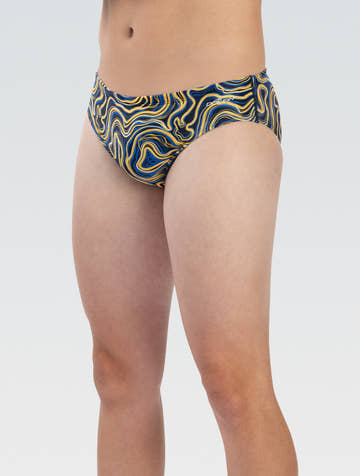 Dolfin Men's Reliance Tsunami Blue Racer Swim Brief