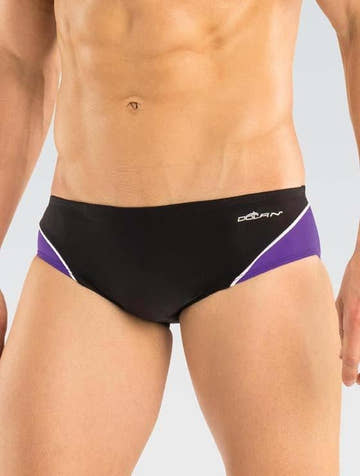Dolfin Team Color Block Racer Brief  Swimming Briefs for Men  Dolfin