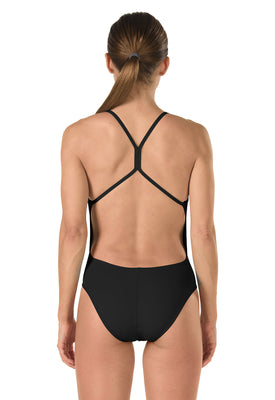 Speedo Women's THE ONE SOLID One Piece Swimsuit  One Piece Swimsuits  Speedo